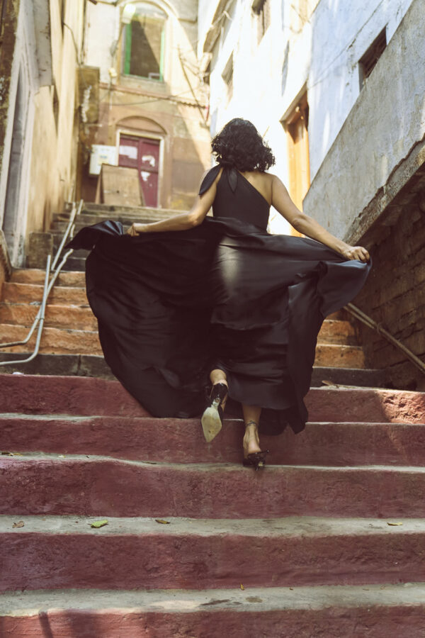 One Shoulder Fit & Flare Gown - Image 18