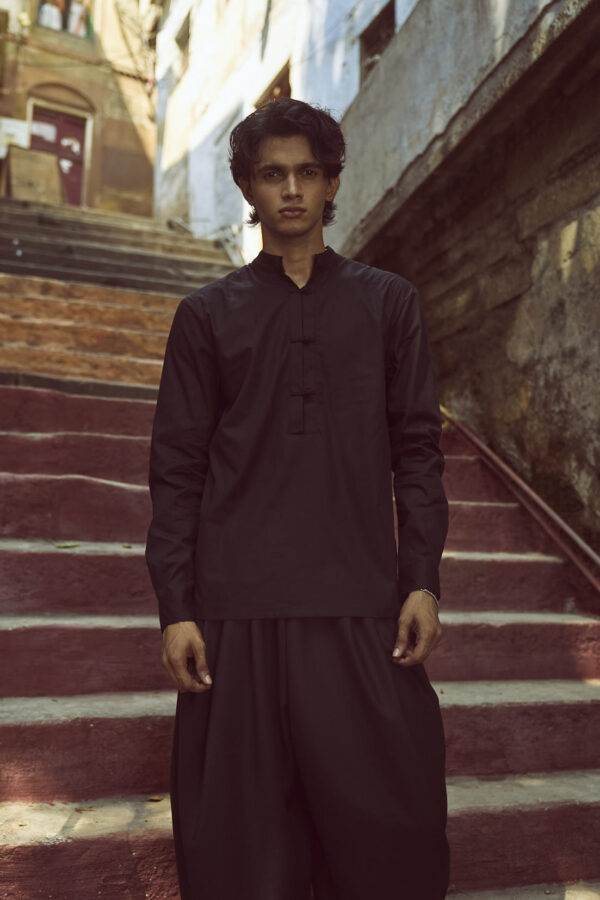 Knot Shirt and Cowl Pant Set - Image 6