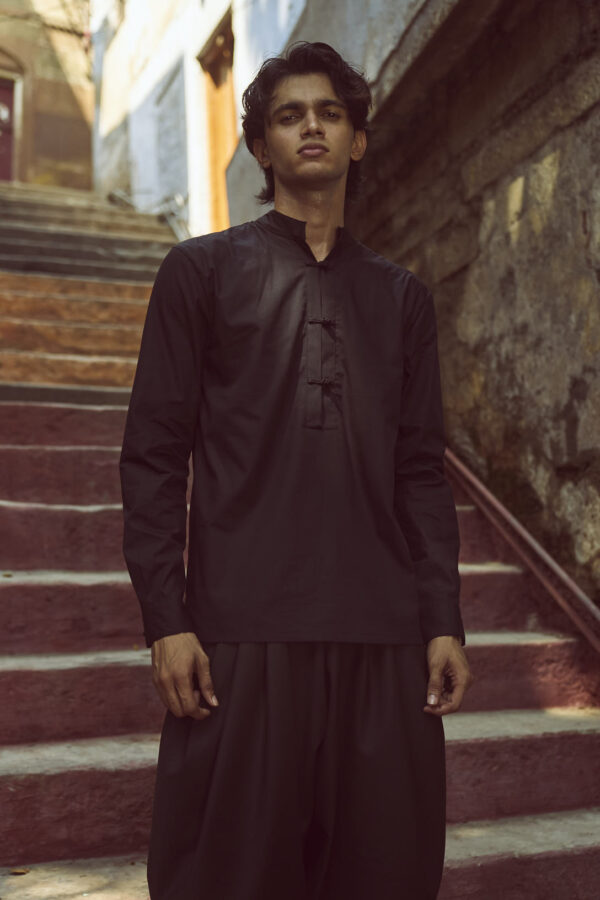 Knot Shirt and Cowl Pant Set - Image 7