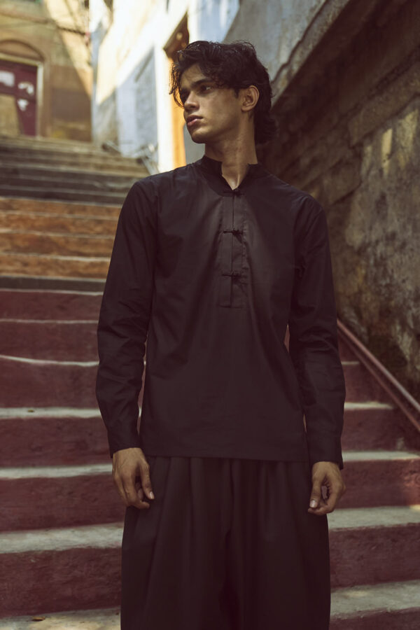 Knot Shirt and Cowl Pant Set - Image 8