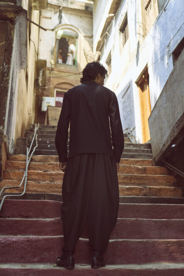 Knot Shirt and Cowl Pant Set - Image 10
