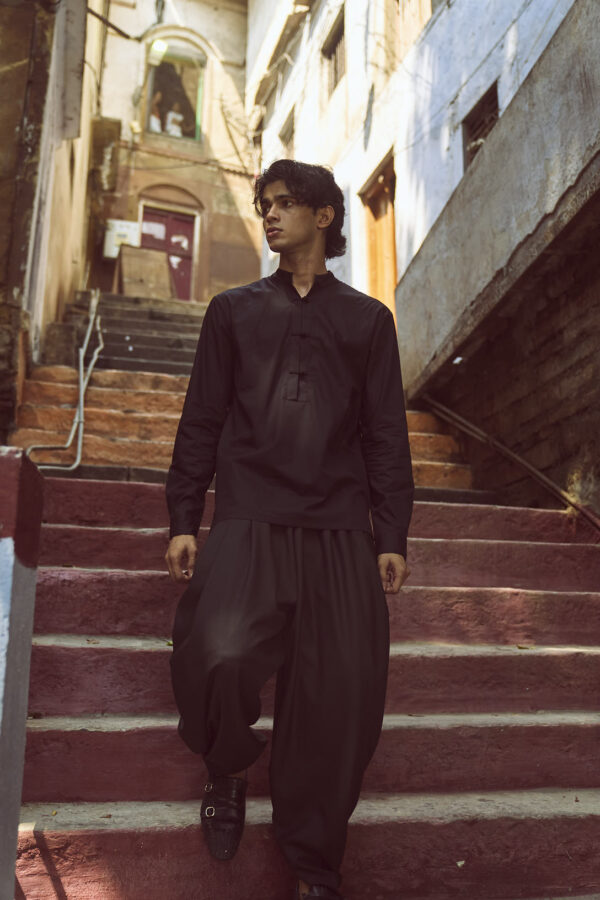 Knot Shirt and Cowl Pant Set - Image 11