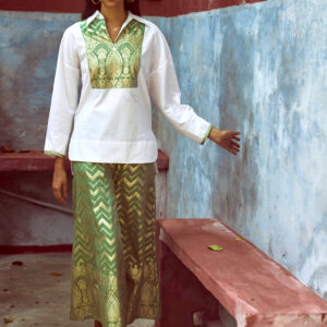 Brocade Bib & Pant Set