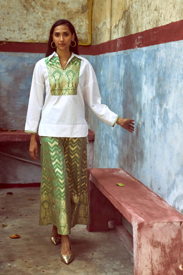 Brocade Bib & Pant Set