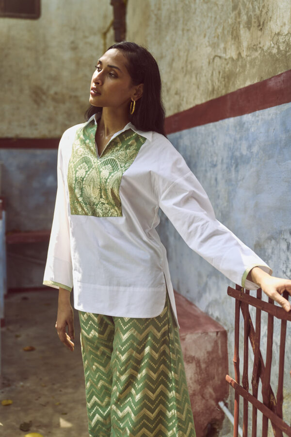 Brocade Bib & Pant Set - Image 16