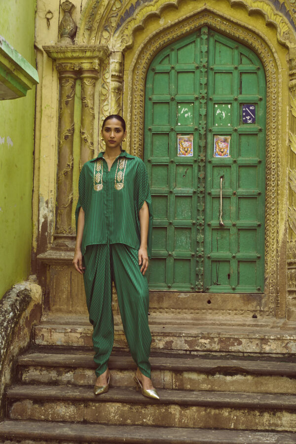 Gota Cape & Drape Pant Set - Image 5