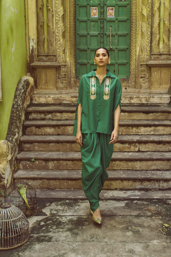 Gota Cape & Drape Pant Set - Image 10