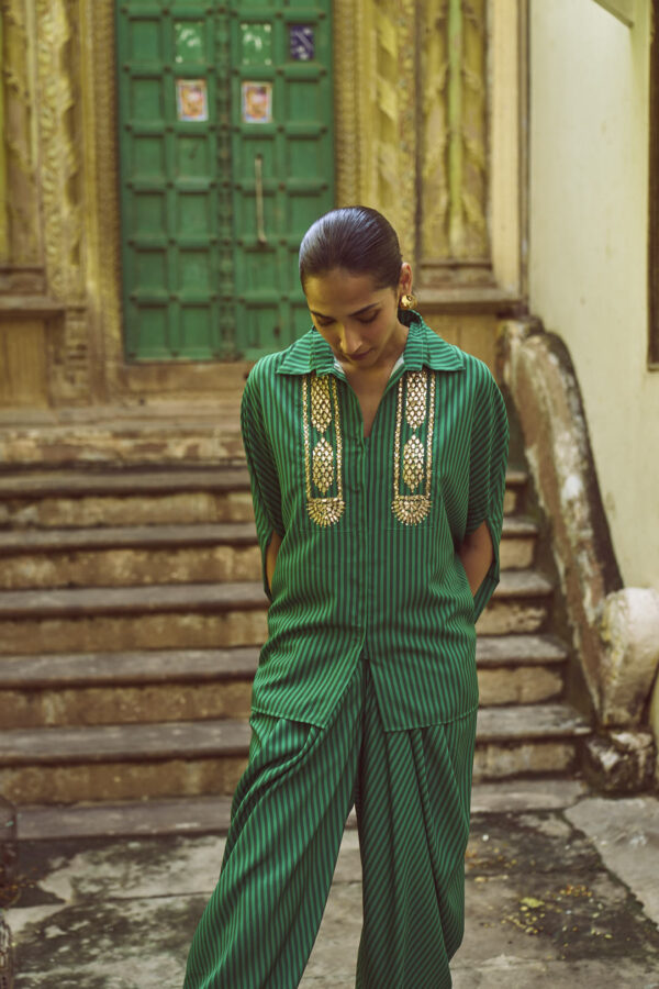 Gota Cape & Drape Pant Set - Image 16