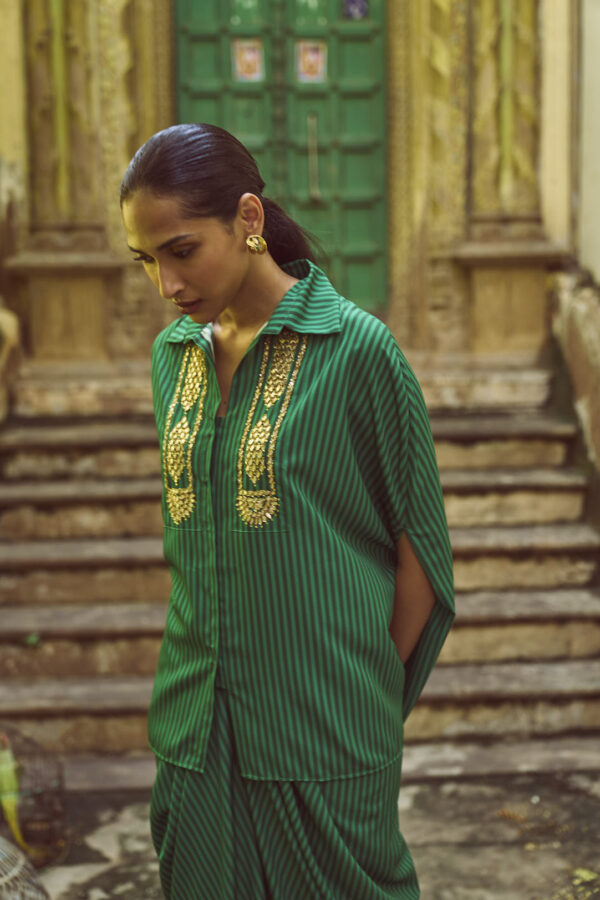 Gota Cape & Drape Pant Set - Image 17