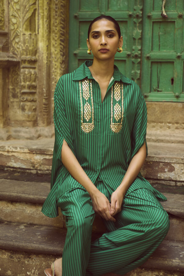 Gota Cape & Drape Pant Set - Image 18