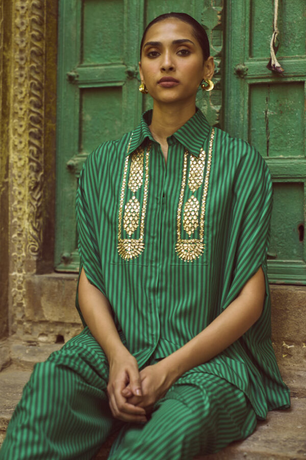Gota Cape & Drape Pant Set - Image 19