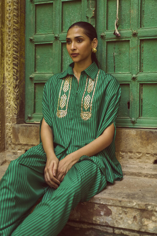 Gota Cape & Drape Pant Set - Image 20