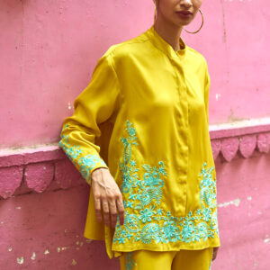 Placement Embroidered Top