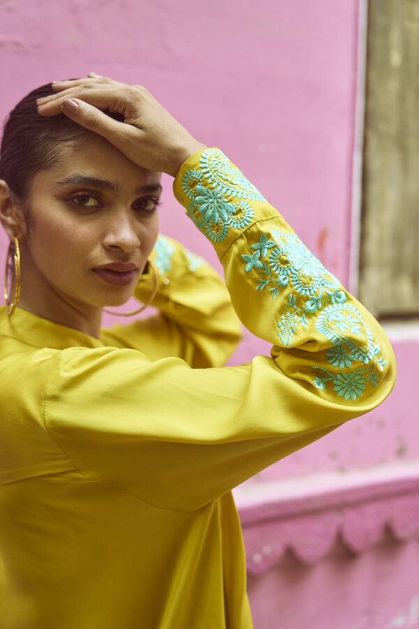 Placement Embroidered Top - Image 9