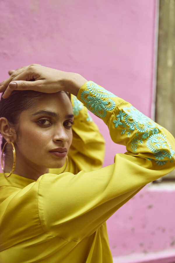 Placement Embroidered Top - Image 10