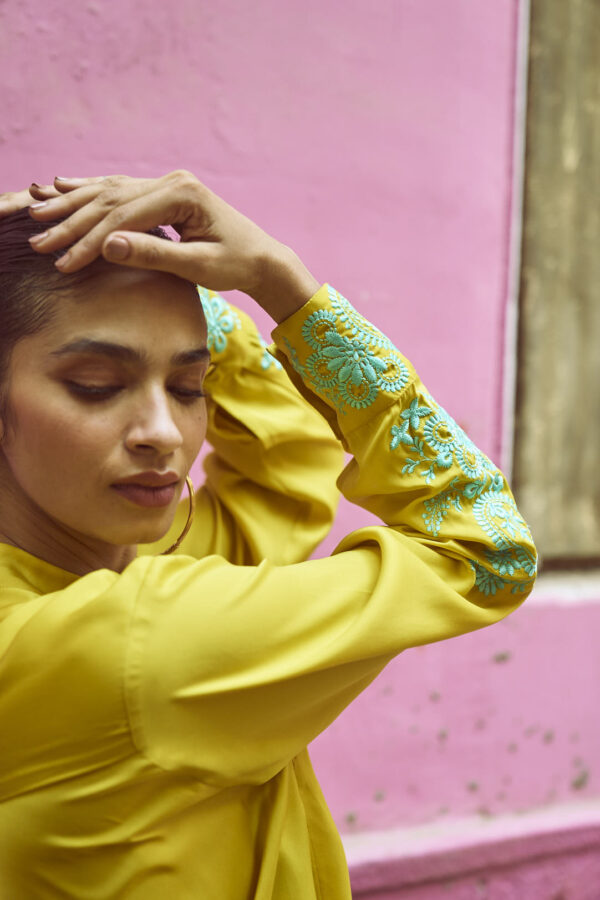 Placement Embroidered Top - Image 11