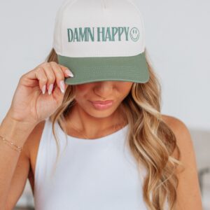 Damn Happy Trucker Hat