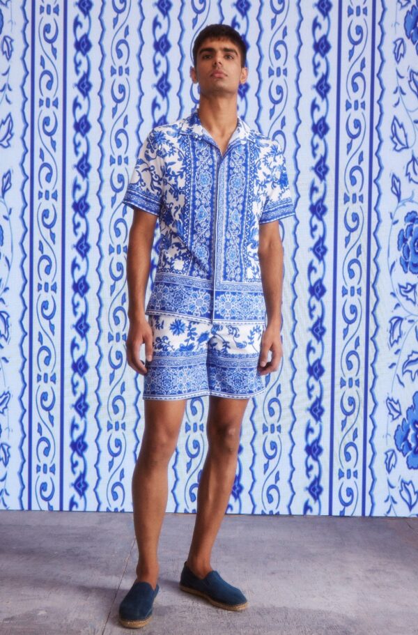 Ceramic Print Half Sleeve Shirt - Image 2