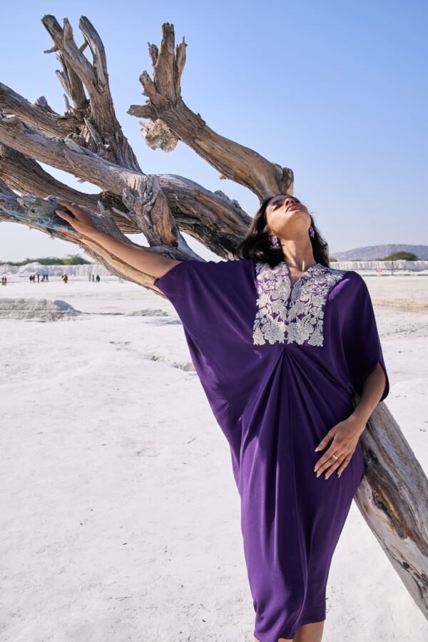 Embroidered Bib Kaftan - Image 6