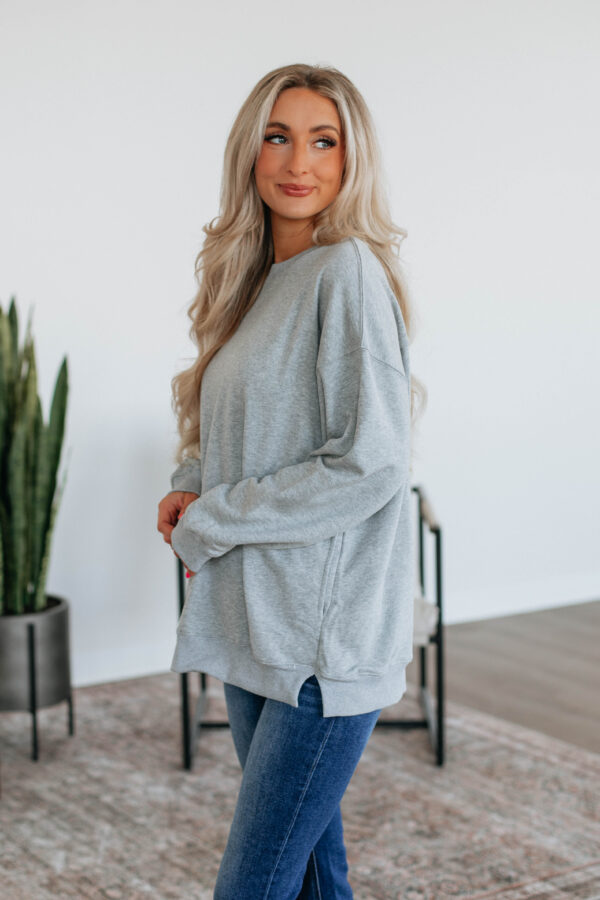 Day Dream Crewneck - Heather Grey - Image 2