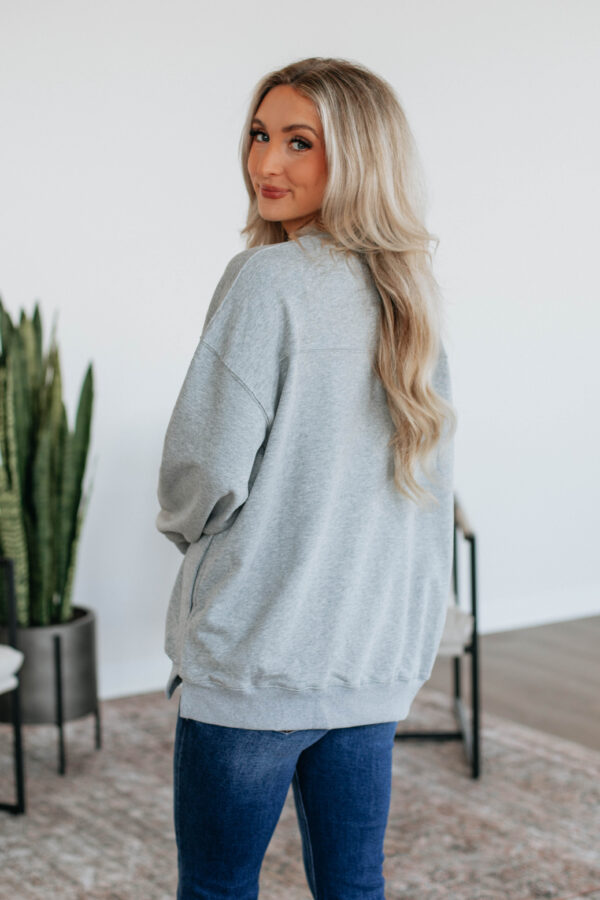 Day Dream Crewneck - Heather Grey - Image 5