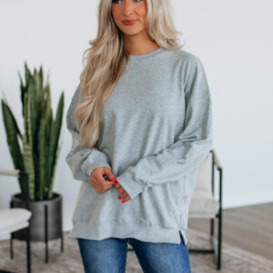 Day Dream Crewneck - Heather Grey