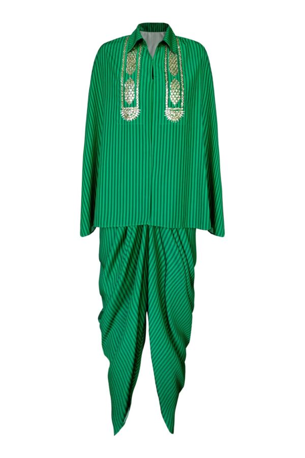 Gota Cape & Drape Pant Set - Image 2