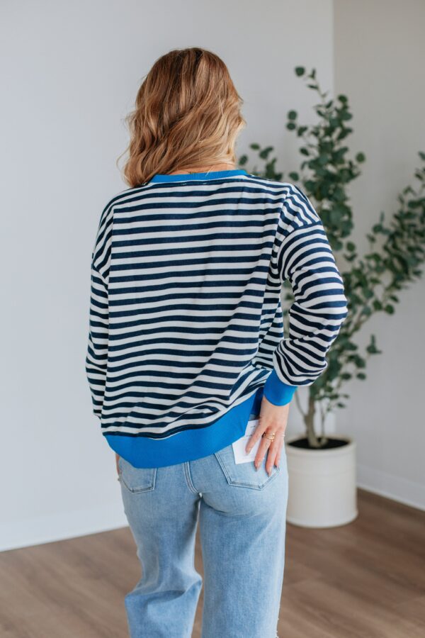 Devann Striped Crewneck - Image 5