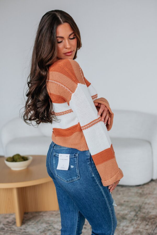 Mikella Colorblock Sweater - Clay Mix - Image 2