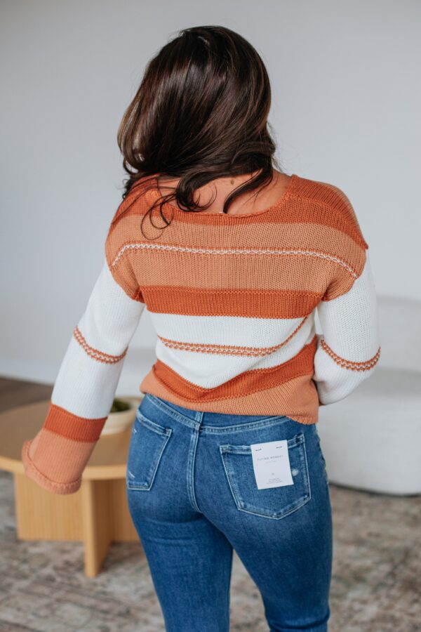 Mikella Colorblock Sweater - Clay Mix - Image 4