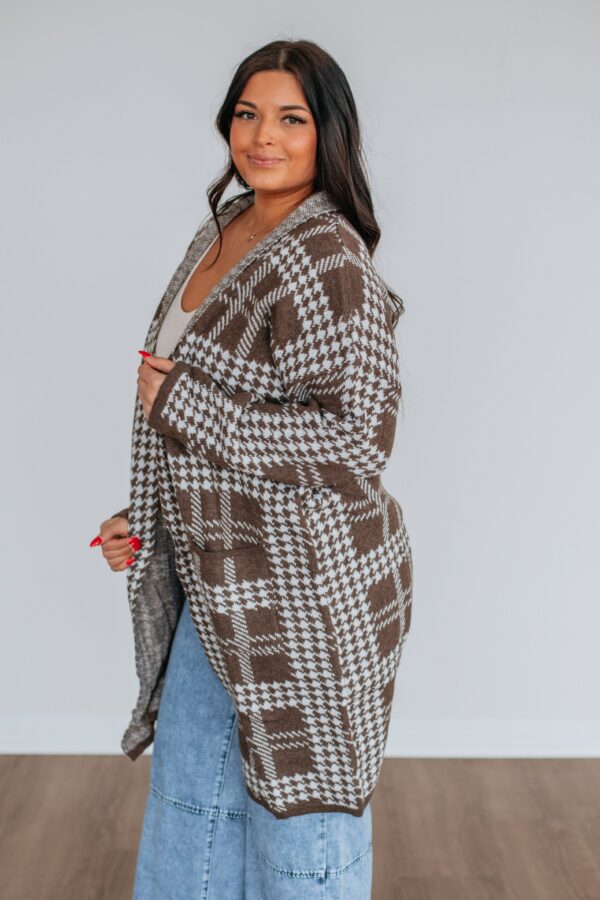 Jaylen Houndstooth Cardigan - Image 2