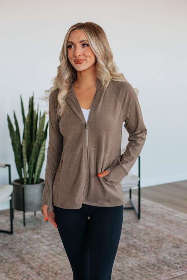 Trinity Zip-Up Jacket - Java - Image 4
