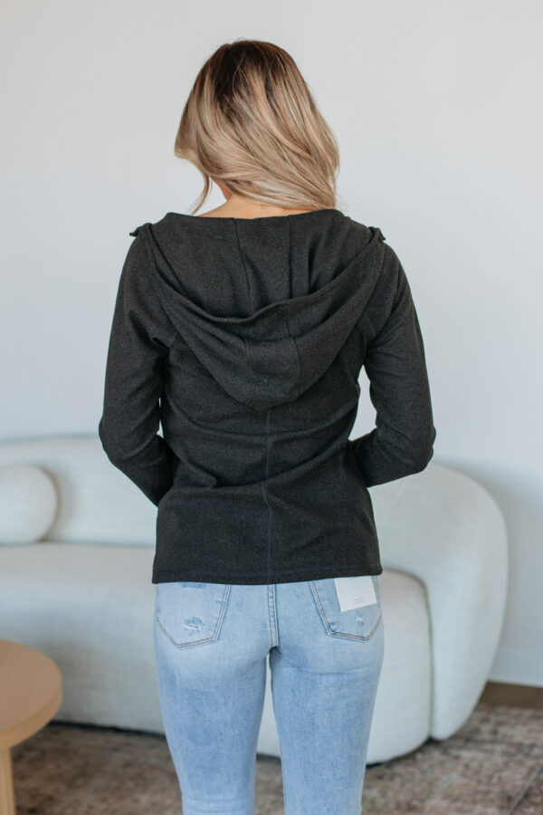 Trinity Zip-Up Jacket - Black - Image 6