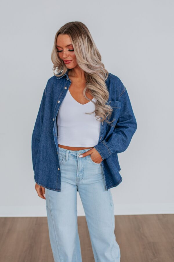 Judah Denim Button Down - Image 4