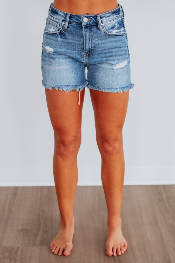 Nora Risen Shorts - Medium Wash - Image 4