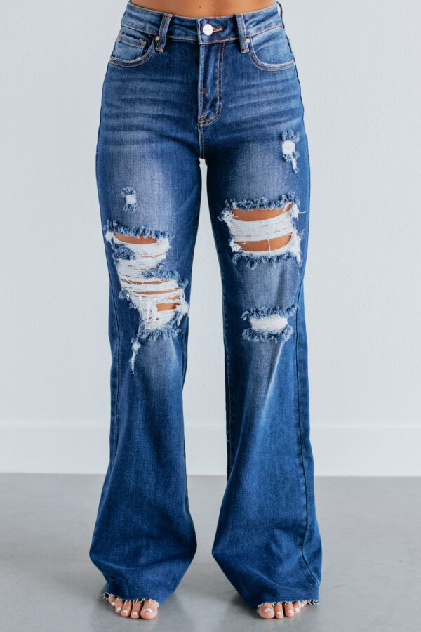 Georgia Risen Jeans - Dark Wash - Image 3