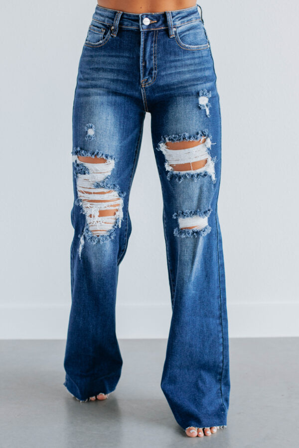 Georgia Risen Jeans - Dark Wash - Image 5