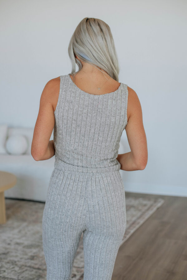 Get Cozy Tank - Taupe - Image 3
