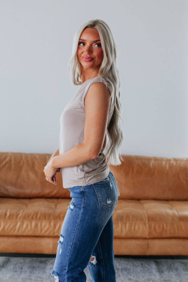 Going Out Top - Latte - Image 8
