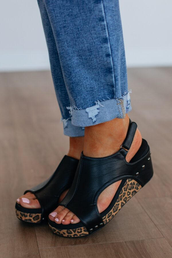 Got Your Attention Wedges - Black Mix