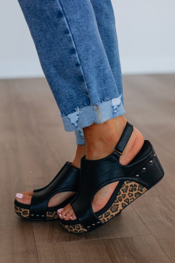 Got Your Attention Wedges - Black Mix - Image 2
