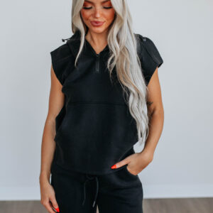Grantham Lounge Top - Black
