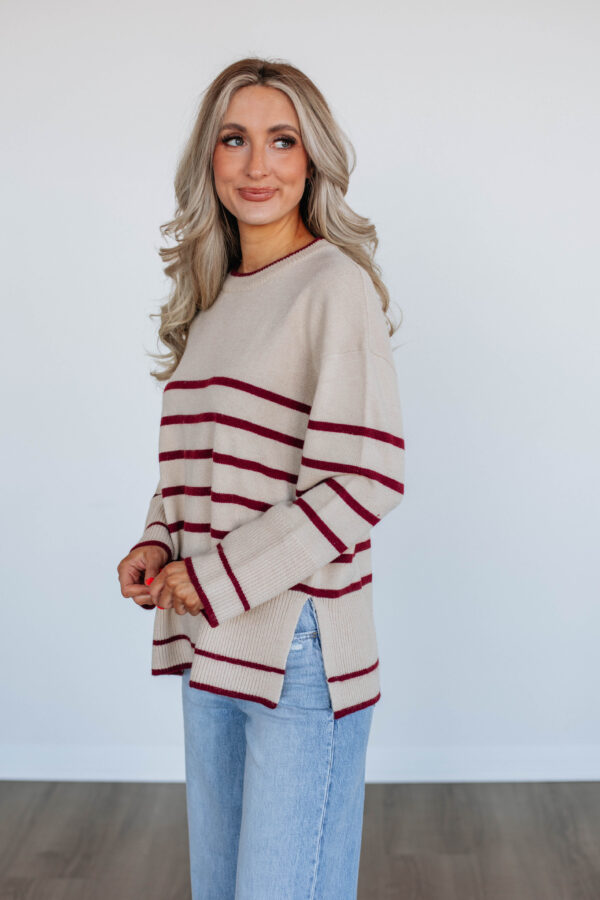 Halston Striped Sweater - Image 2