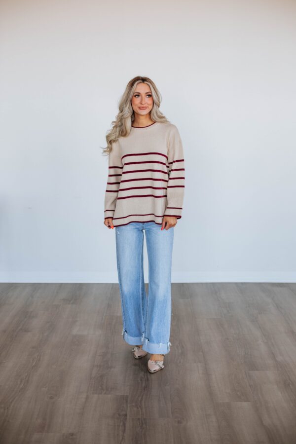 Halston Striped Sweater - Image 4