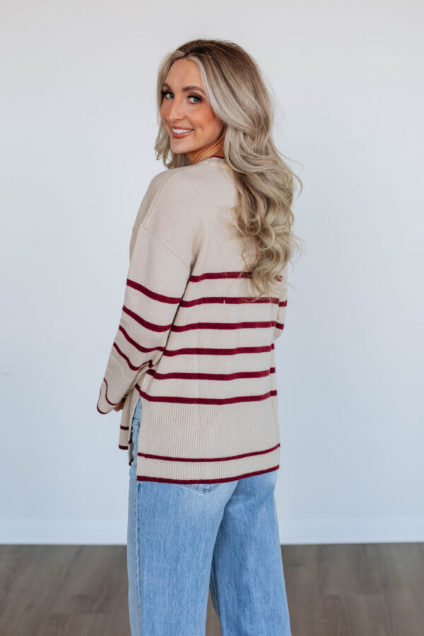 Halston Striped Sweater - Image 5