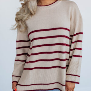 Halston Striped Sweater