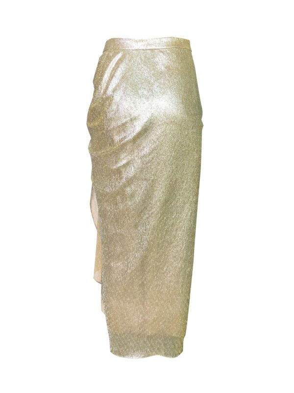 Shimmer Wrap Skirt - Image 3