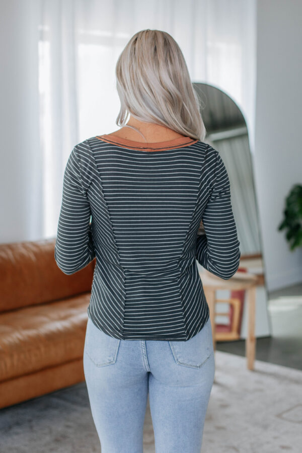 Jalene Ribbed Top - Midnight Mix - Image 8