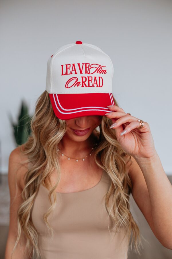 Leave Him On Read Trucker Hat - Image 2