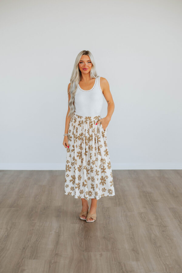 Lehni Ribbed Tank - Ivory - Image 2